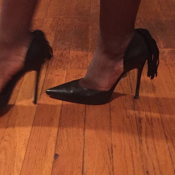 "Not Cha Momma' s" Black heels 😂TOPSHOP - Picture 3 of 7